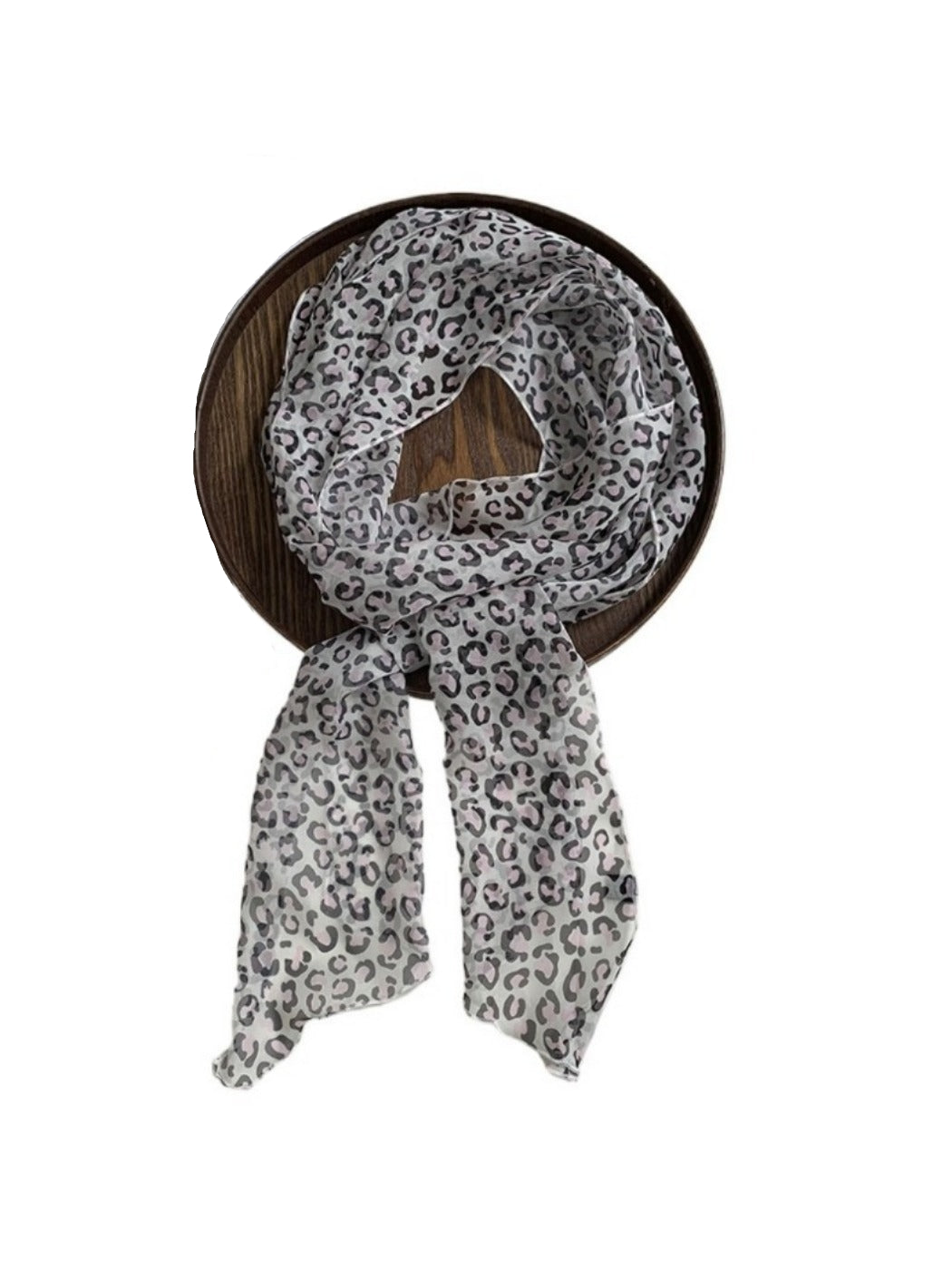 Scarvii - Lightweight Elegant Leopard Print Scarf