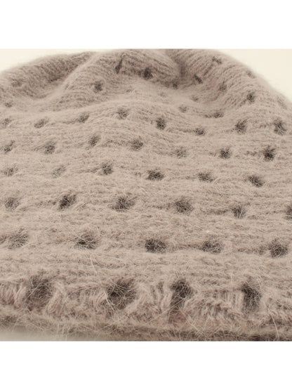 Haila - Solid Color Pull-On Knit Beanie