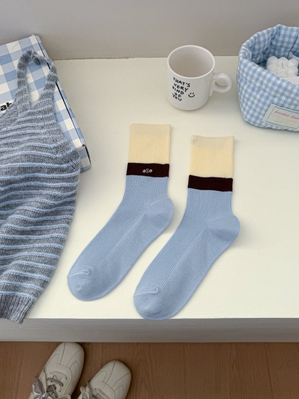 Rufia - Casual Colourblock Knit Socks product image 6