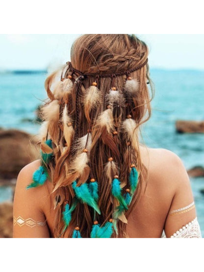 Hairish - Bohemian Feather Hair Headpiece