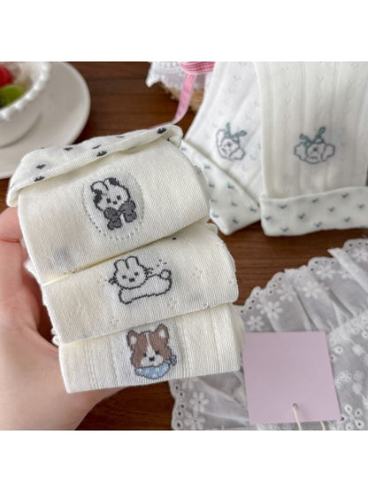Rufia - Cute Animal Motif Women's Crew Socks