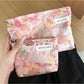 Cosbai - Elegant Watercolor Floral Cosmetic Bag