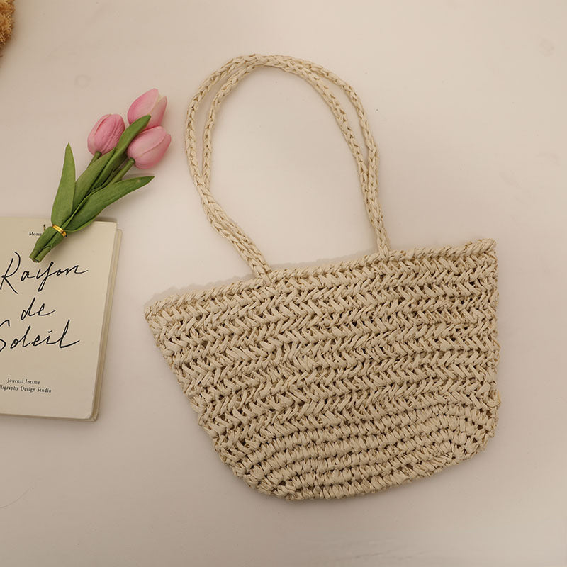 Handmade Single-Shoulder Straw Bag