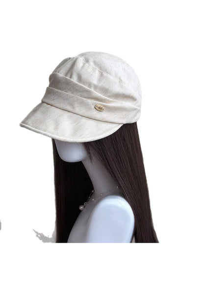 Haila - Textured Folded Brim Cloche Hat