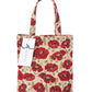 Cosbai - Vintage Colored Weave Floral Tote Bags