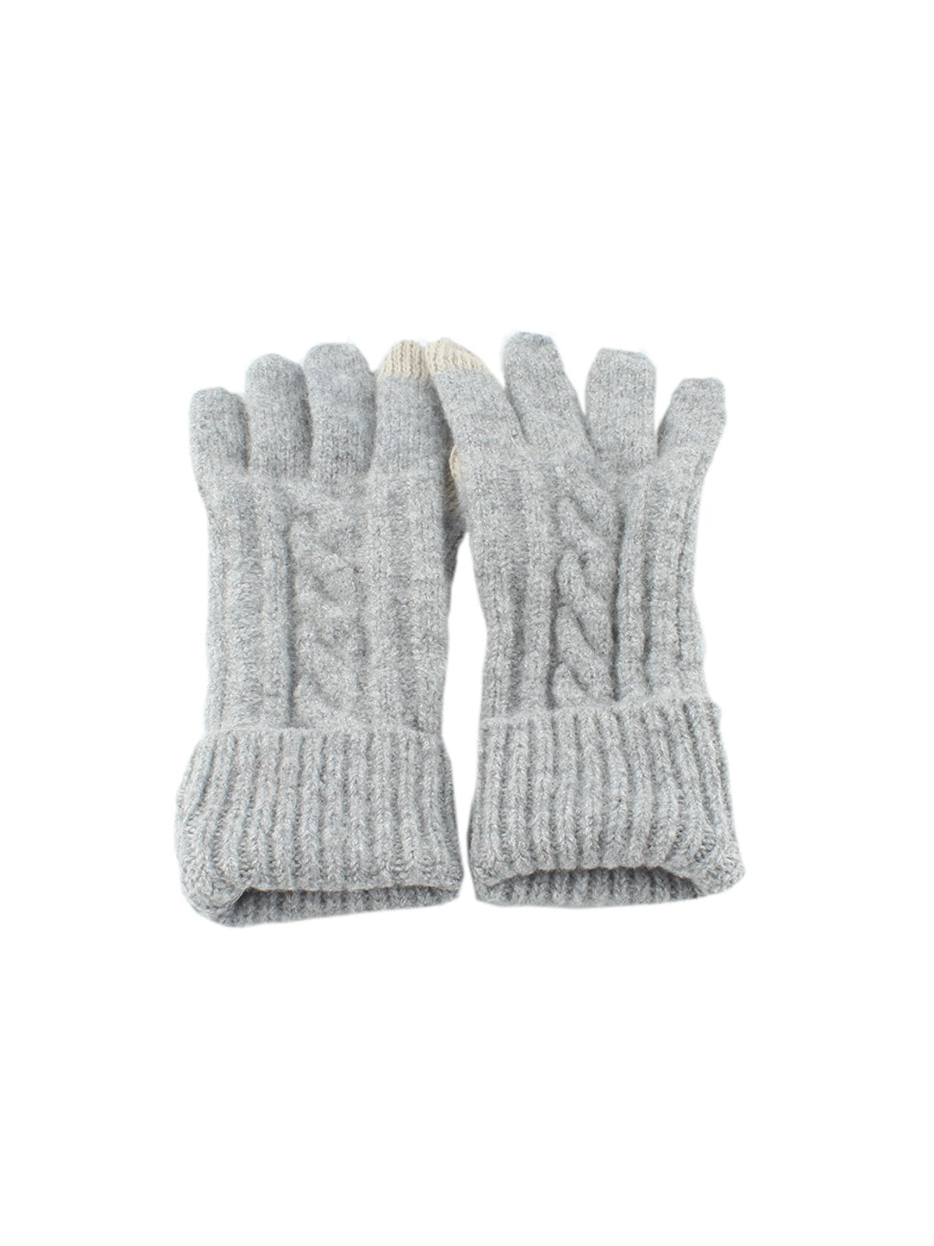 Haila - Round Top Knit Beanie Scarf Gloves Set