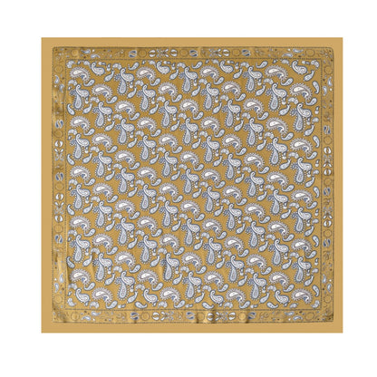 Scarvii - Soft Vintage Paisley Printed Square Scarf