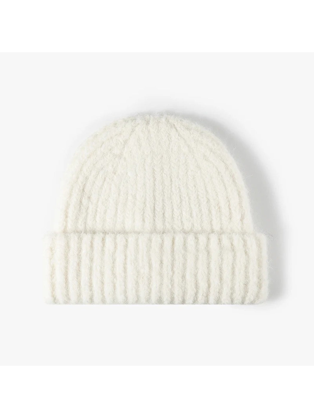 Haila - Heathered Ribbed Cuffed Knit Beanie