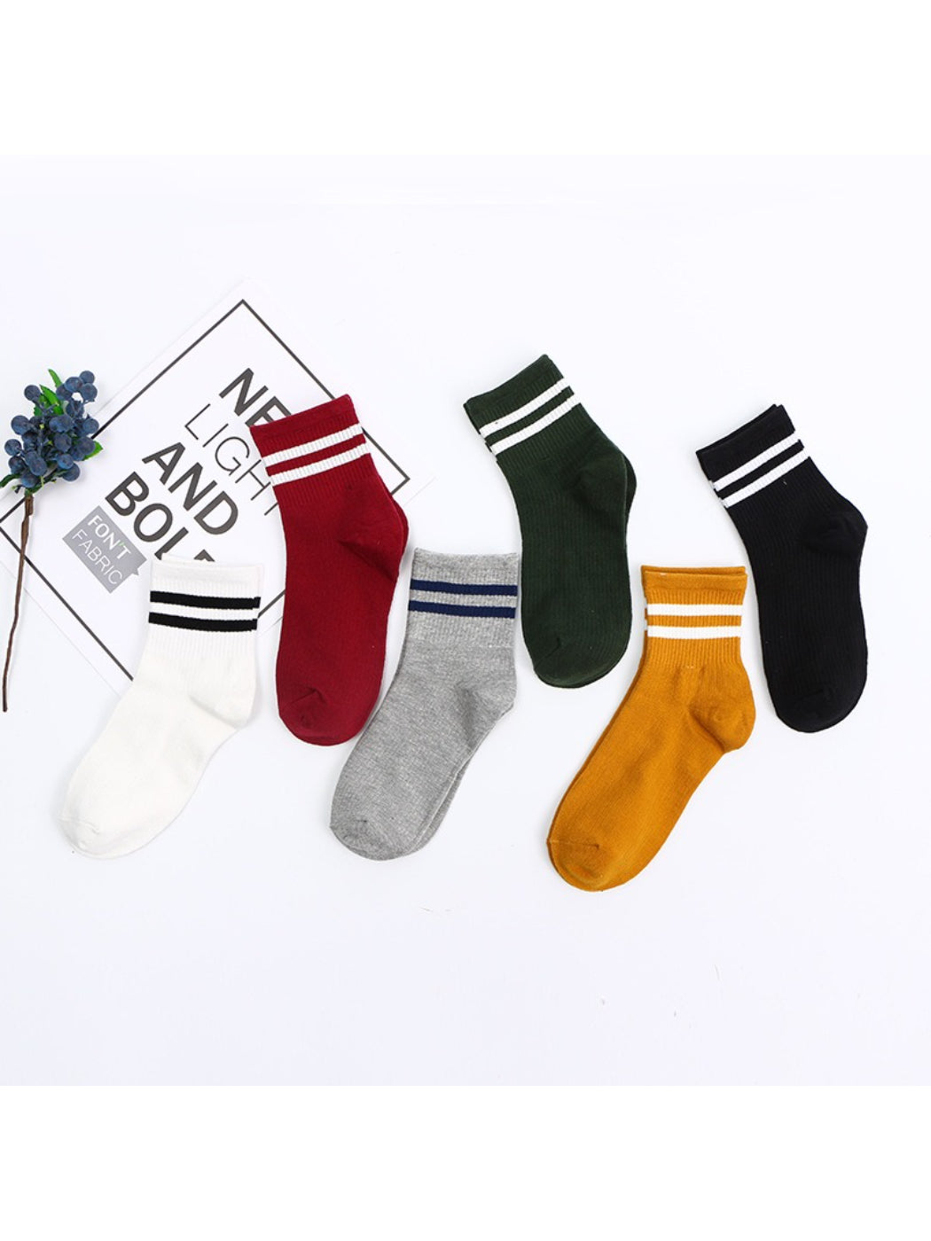 Rufia - Classic Double Stripe Crew Socks product image 2