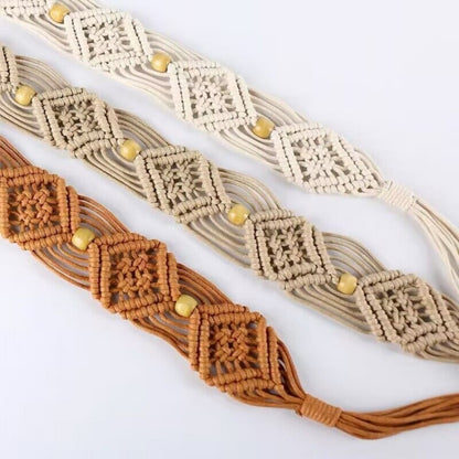 Beco Hollow Knitted Tassel Waist Belt product shape