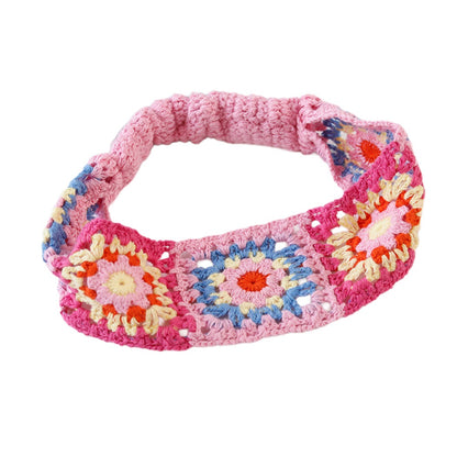 Scarvii - Cute Stylish Colorful Floral Knit Headband