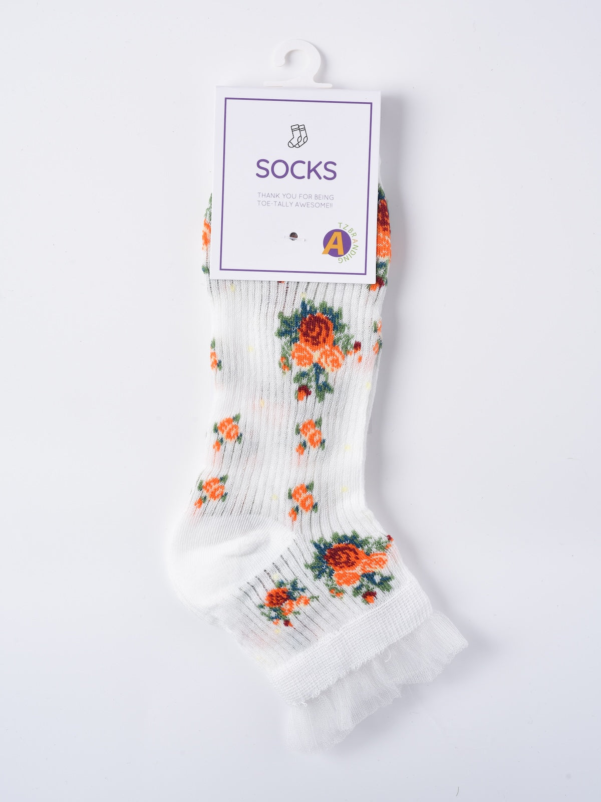 Rufia - Floral Lace Ankle Socks – 5 Colors