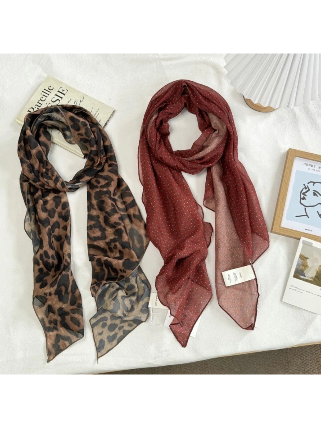 Scarvii - Patterned Long Rectangular Scarf