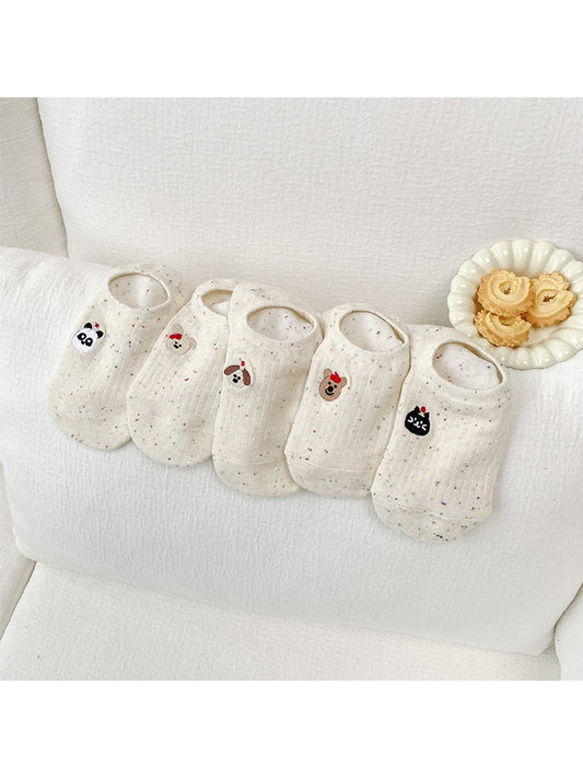 Rufia - Playful Animal Casual Low Ankle Socks