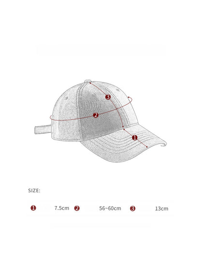 Haila - Vintage Look Curved Brim Baseball Cap