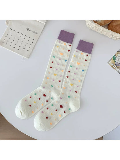 Rufia - Soft Heart Dot Crew Socks product image 4