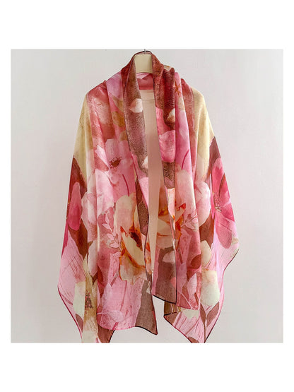 Scarvii - Abstract Print Lightweight Scarf