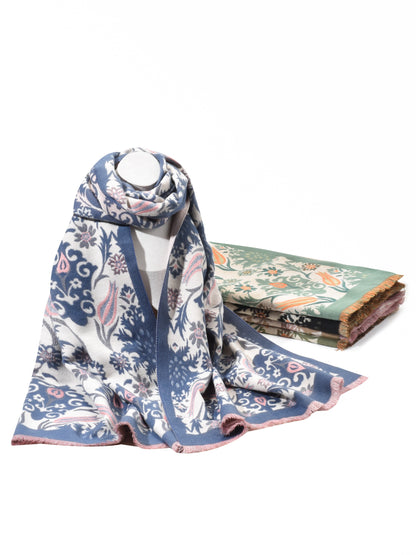 Scarvii - Winter Paisley Scarf for Women