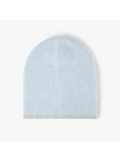 Haila - Reversible Contrast-Edge Knit Beanie