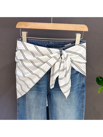 Scarvii - Simple Diagonal Stripe Triangle Bandana