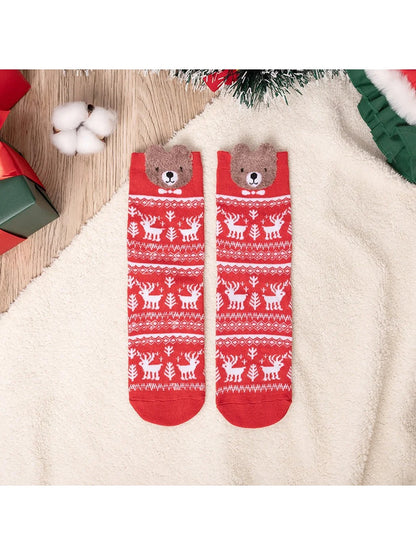 Rufia - Fine Knit Mid-Calf Socks