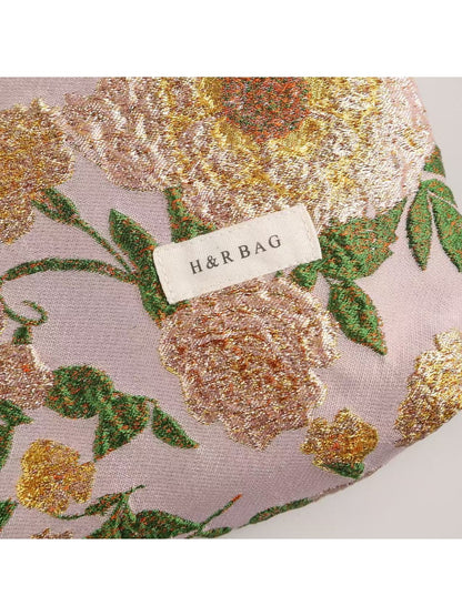 Cosbai - Women's Floral Makeup Storage Pouch Bag