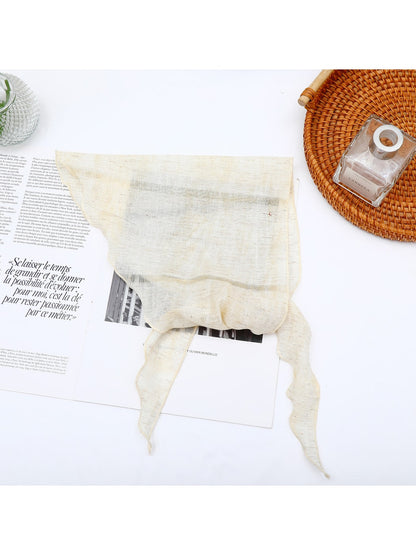 Scarvii - Lightweight Plain Weave Triangle Bandana
