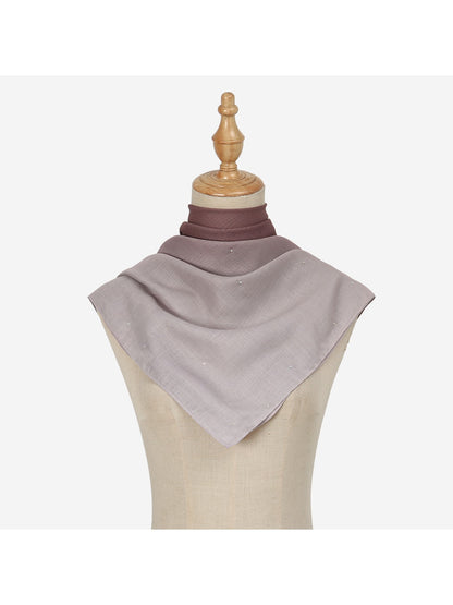 Scarvii - Ombré Sparkling Accent Square Scarf