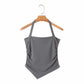Vesty - Solid Knit Halter Top - Bacis & Sexy