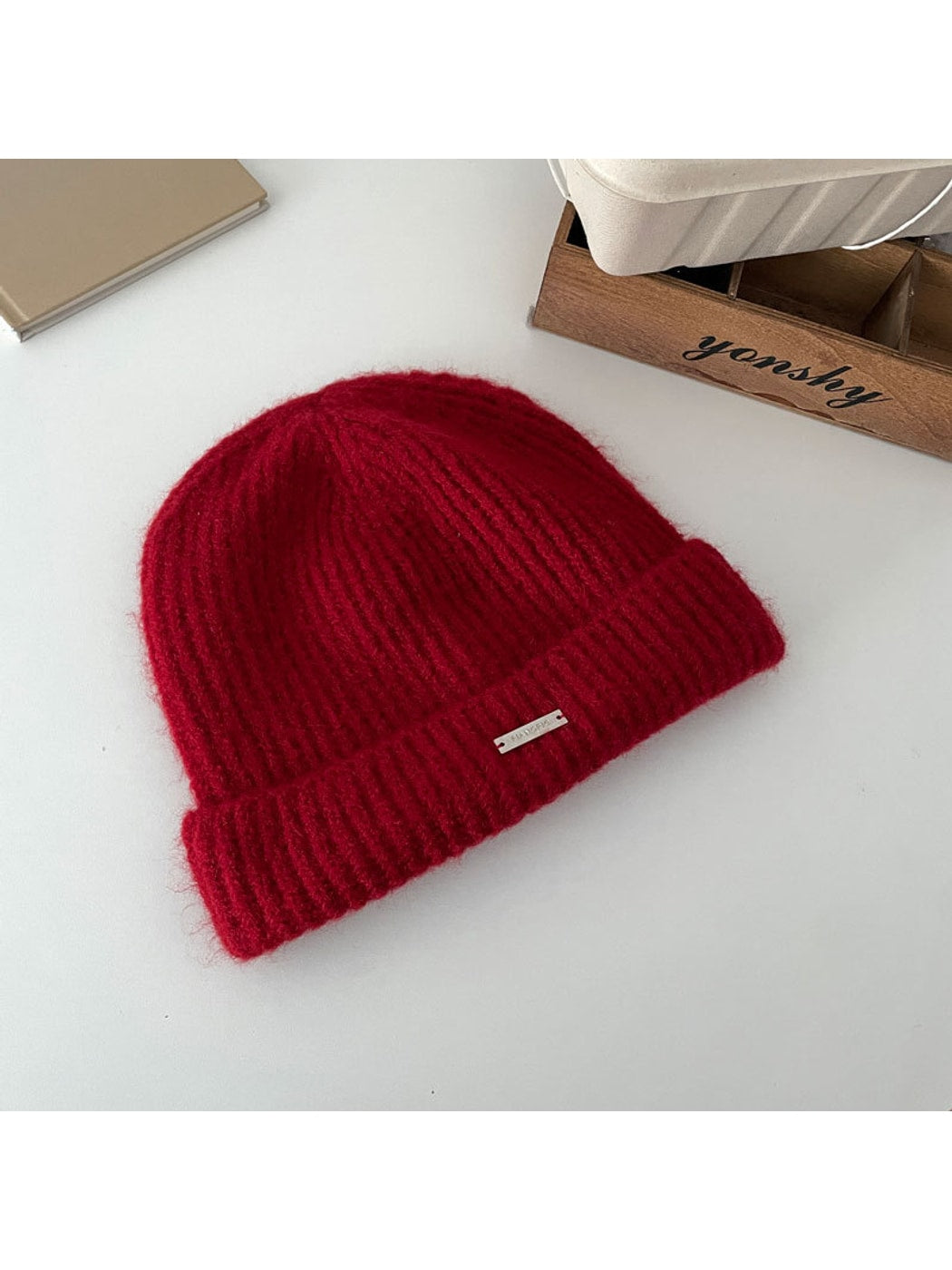 Haila - Clean Ribbed Round Crown Winter Beanie