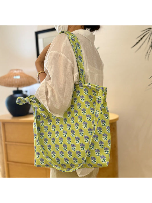 Cosbai - Everyday Floral Shoulder Tote