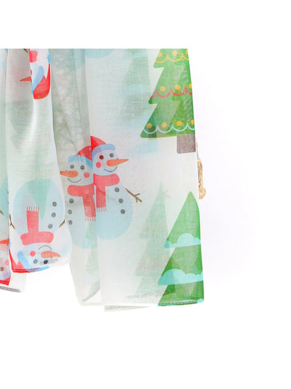 Scarvii - Christmas Snowman Holiday Scarf