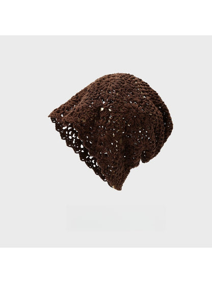 Haila - Bohemian Women's Openwork Crochet Beanie
