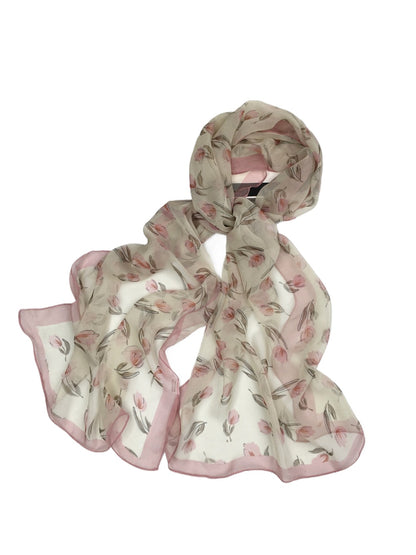 Scarvii - Flower Print Scarf & Shawl