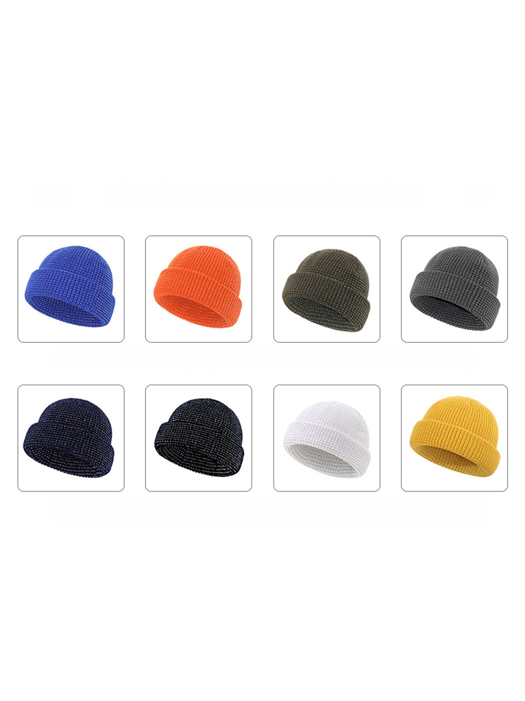 Haila - Classic Textured Knit Cuffed Beanie