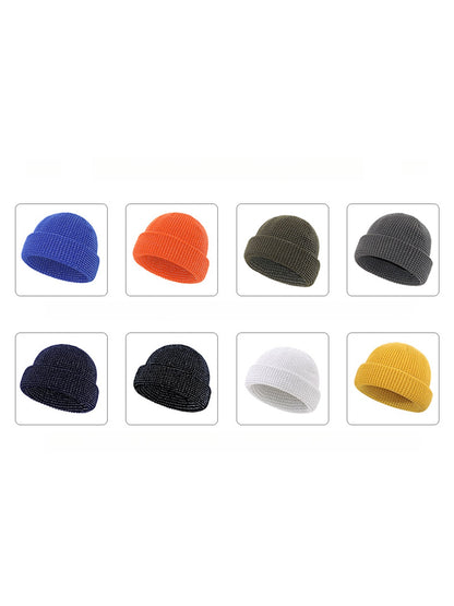 Haila - Classic Textured Knit Cuffed Beanie