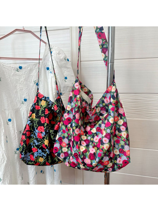 Cosbai - Floral Print Sling Bag