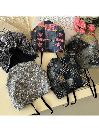 Haila Patchwork Print Bonnet Hat product image