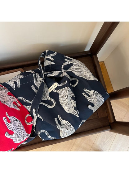 Cosbai - Floral Print Crossbody Bag