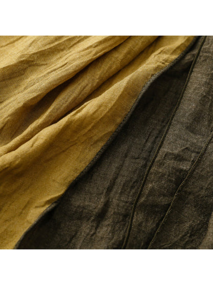 Scarvii - Contrast Panel Soft Drape Everyday Scarf