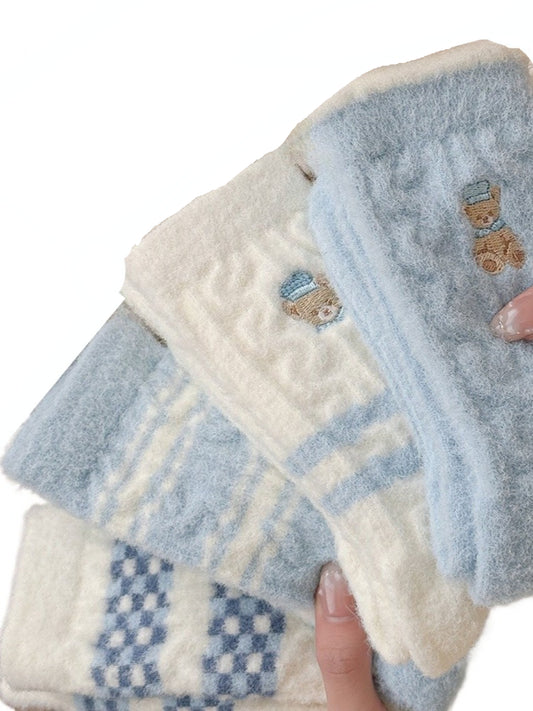 Rufia - Soft Cute Thick Winter Socks for Girls