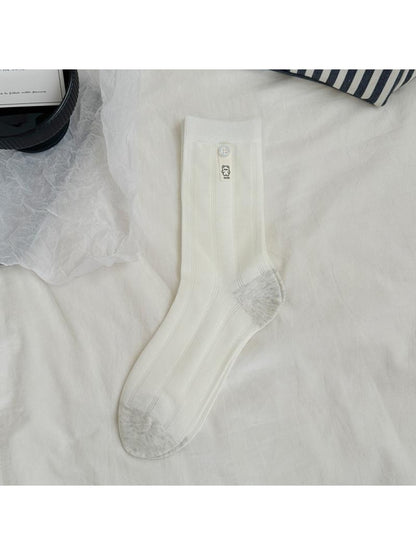 Rufia - Sweet Style Decorative Casual Crew Socks