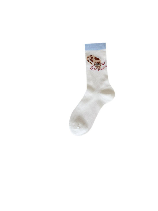 Rufia - Cute Kitty Detail Everyday Crew Socks product image 2