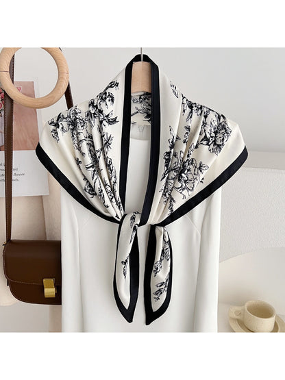 Scarvii Botanical Triangle Neck Scarf