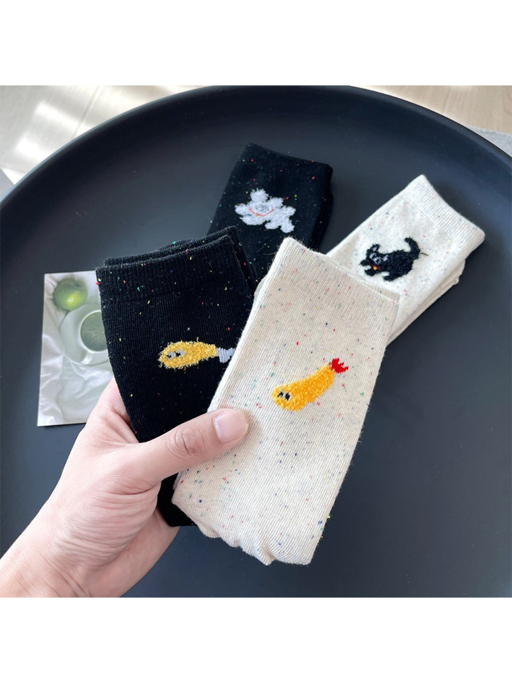 Rufia - Playful Food Motif Crew Socks product image 1