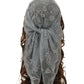 Scarvii - Rose Embroidered Square Scarf & Shawl