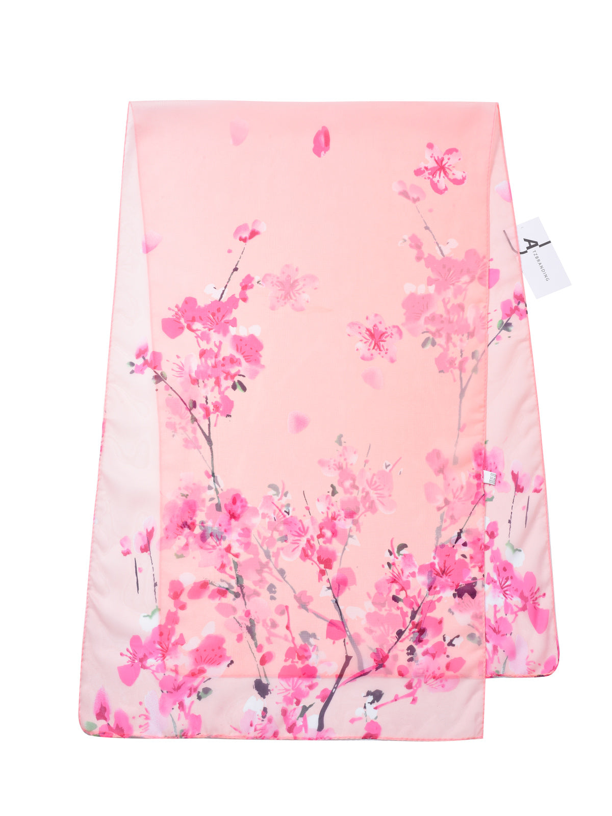 Scarvii - Spring Summer Soft Pastel Floral Scarf