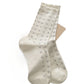Rufia - Floral Lace-Trim Mid-Calf Socks - 4 Pretty Colors