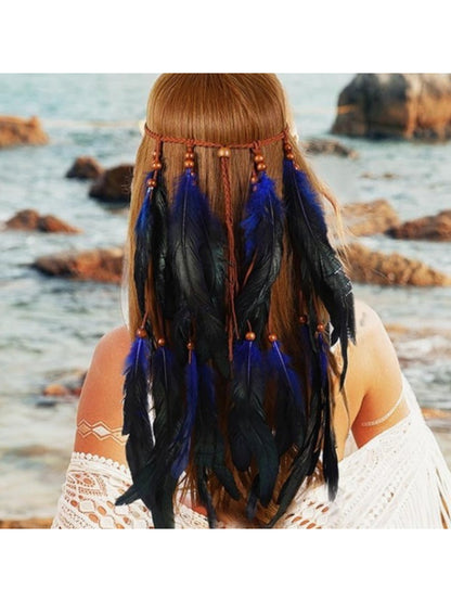 Hairish - Bohemian Feather Hair Headpiece