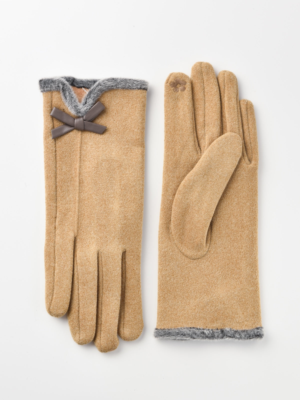 Gloving - Women's Winter Touchscreen Gloves with bow